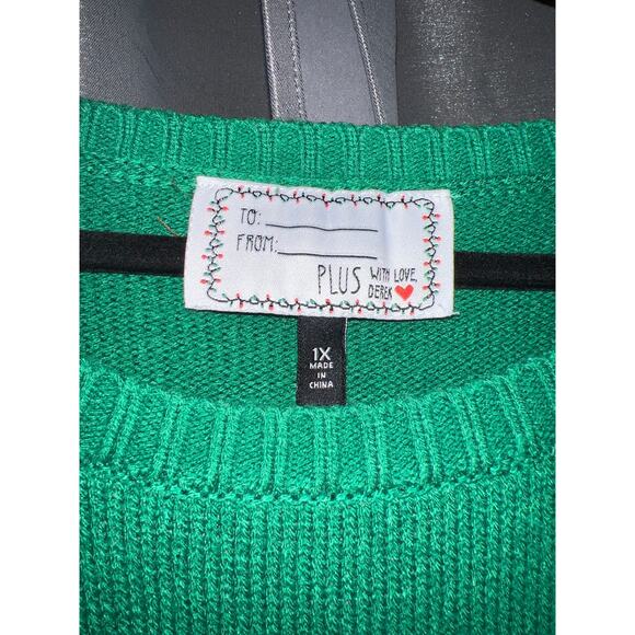 Ugly Christmas Sweater Xmas Size 1X - Picture 2 of 3
